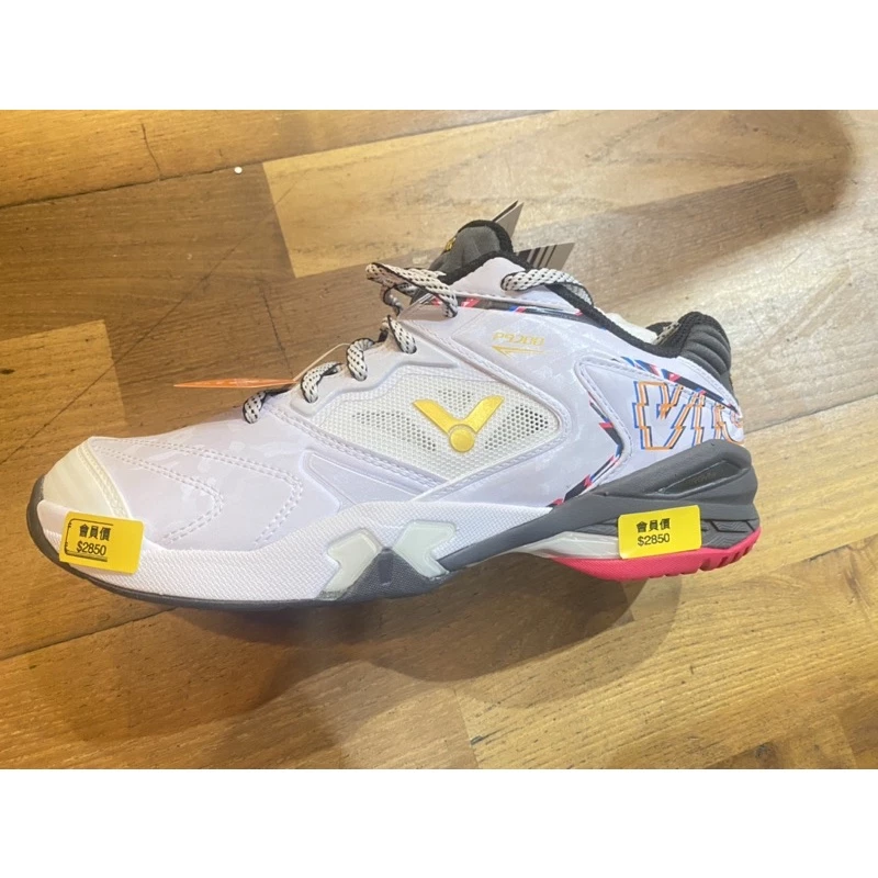 ❤️鷲屋❤️VICTOR勝利巭專業羽毛球鞋男女運動防滑減震透氣功夫 P9200AH亮白