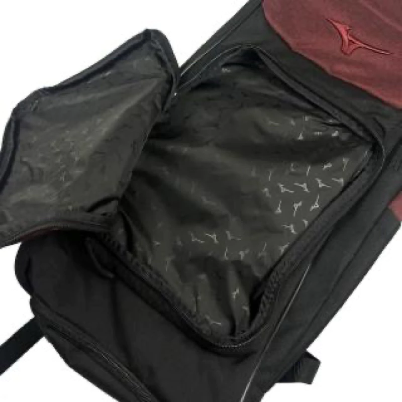 MIZUNO 美津濃 橫直兩用羽球袋矩形袋 73x19x28cm 灰x黑 73TD360108