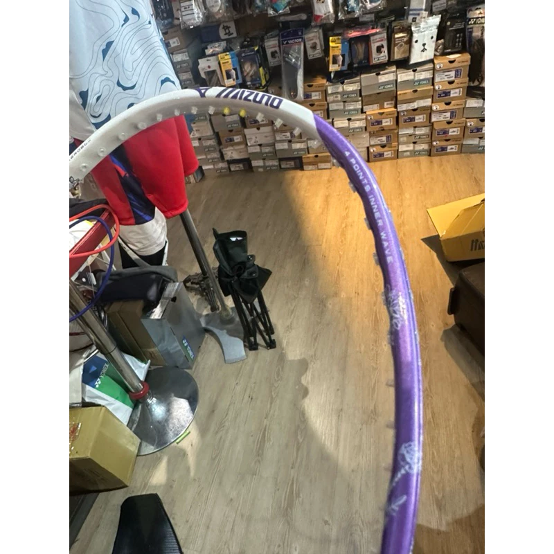 美津濃MIZUNO 美津濃 羽球拍-羽毛球 羽球拍 空拍 訓練 美津濃 粉紅、粉紫(73MTB2362-61）