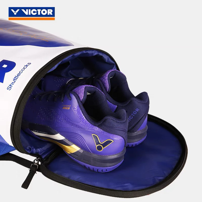 VICTOR 勝利 羽毛球包男女雙肩大容量（桶包球筒款） 下面空間有置鞋獨立包