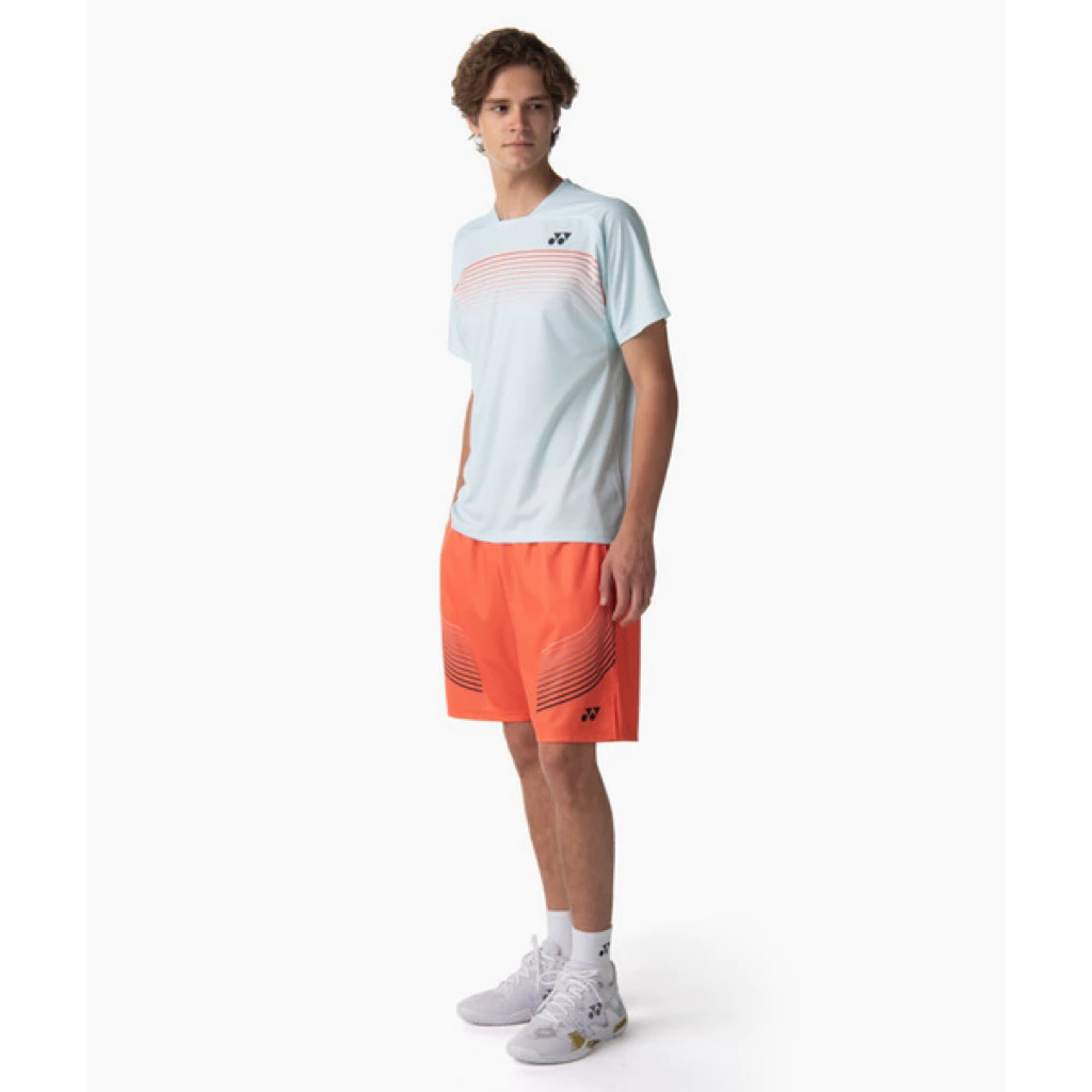 Yonex Crew shirt 排汗衣 橘線$1050/V領$1280元/短褲$1180元