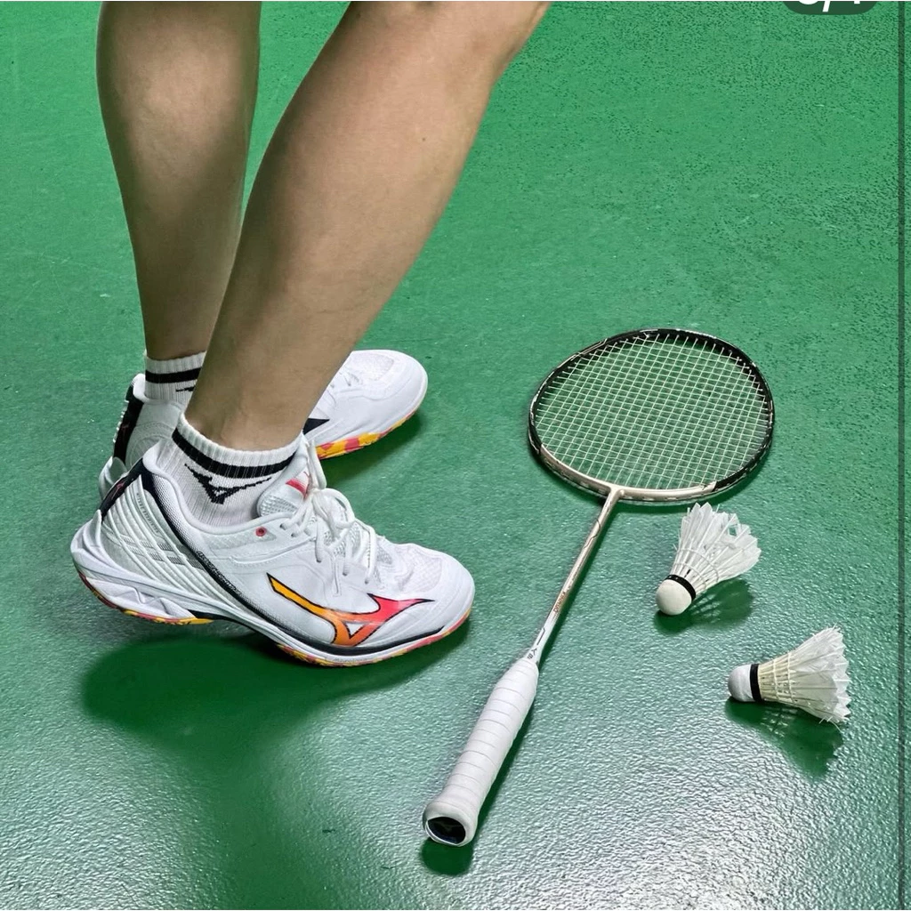 MIZUNO 71GA244335 WAVE CLAW 3男 排羽球鞋3E寬楦 白 x火焰橘