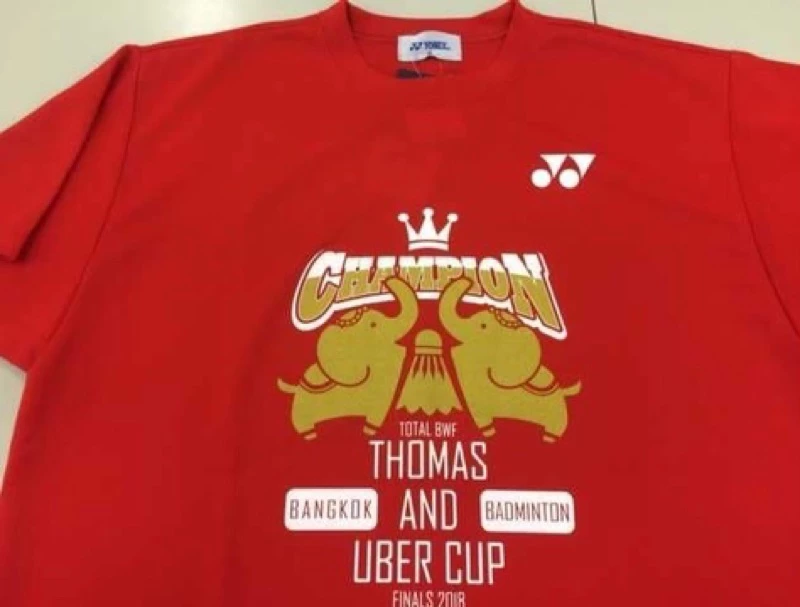 優乃克YONEX 大象可愛版 2018年優霸杯2018紀念冠軍T恤（現貨限量供應