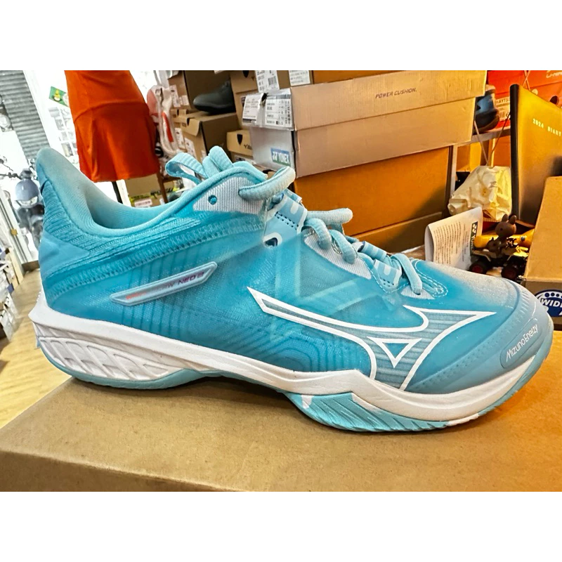 寬楦羽球鞋 版型正常 Mizuno 羽球鞋 Wave Claw Neo 2 寬楦 回彈 排球鞋 桌球