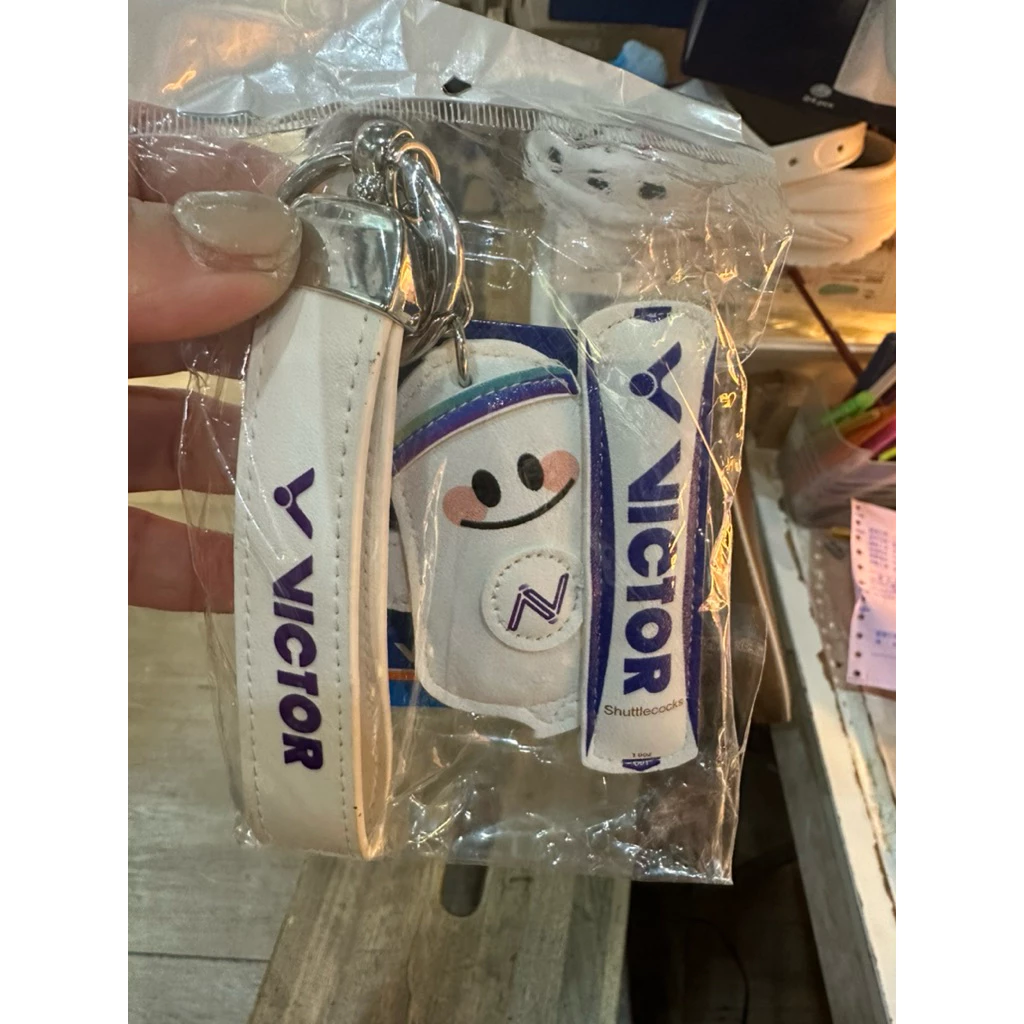 VICTOR 亞錦賽 限定商品 PG6017BAC25/A珠光白勝利羽球吊飾