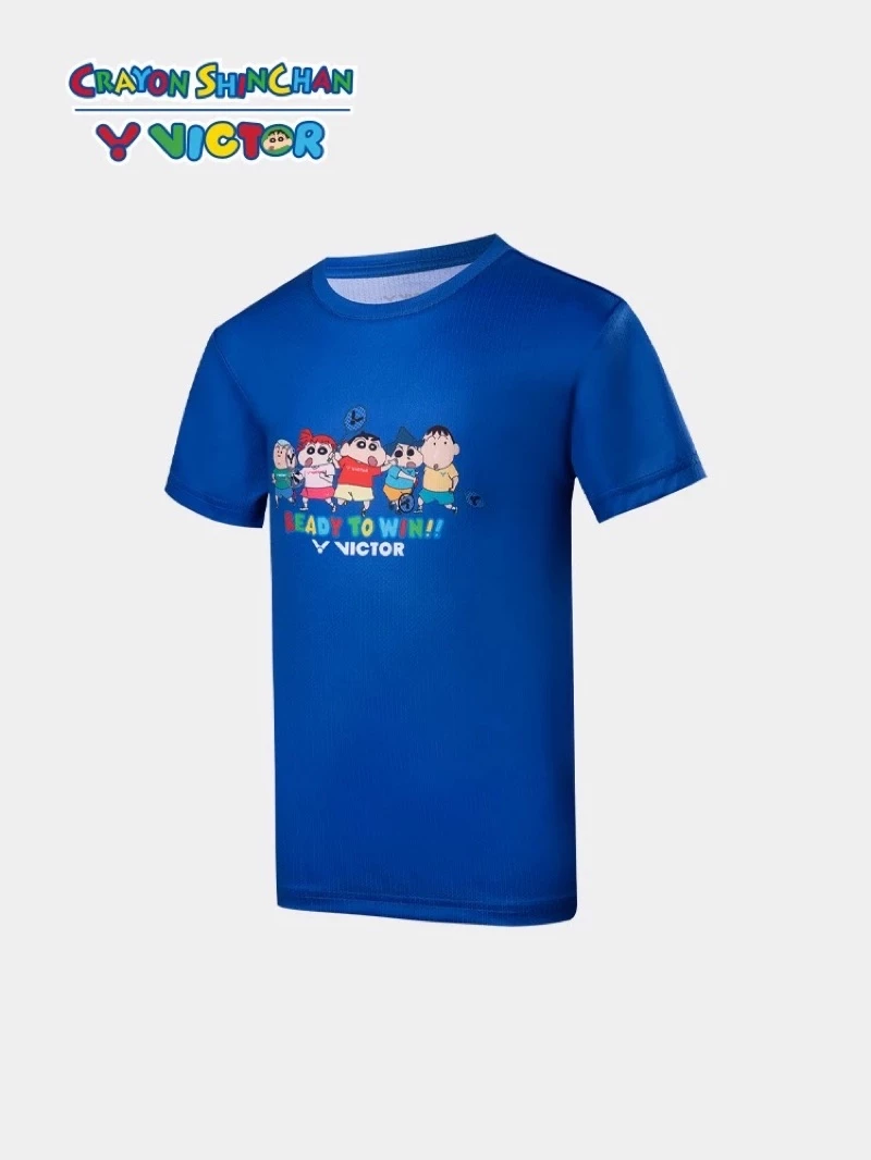VICTOR勝利羽毛球服蠟筆小新聯名T-403短袖T恤