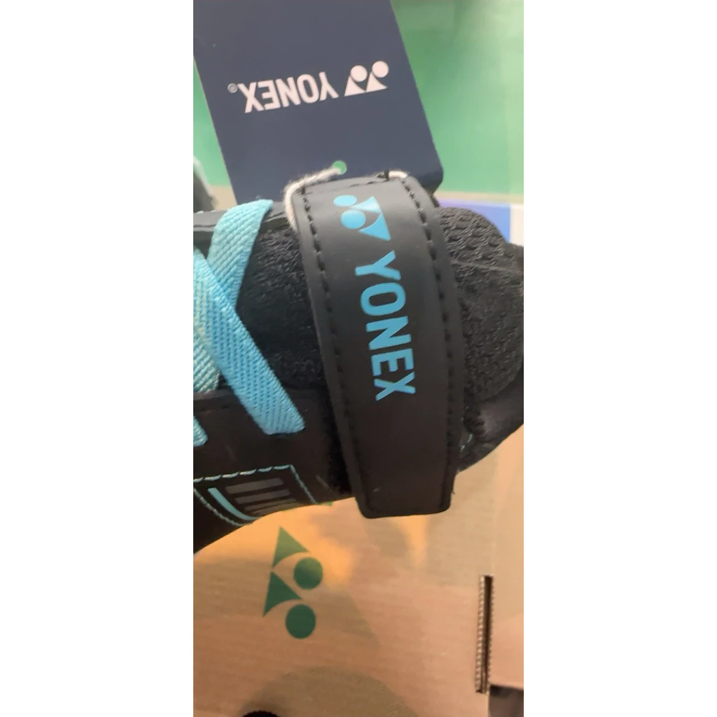 YONEX POWERCUSHION兒童羽球鞋黑藍