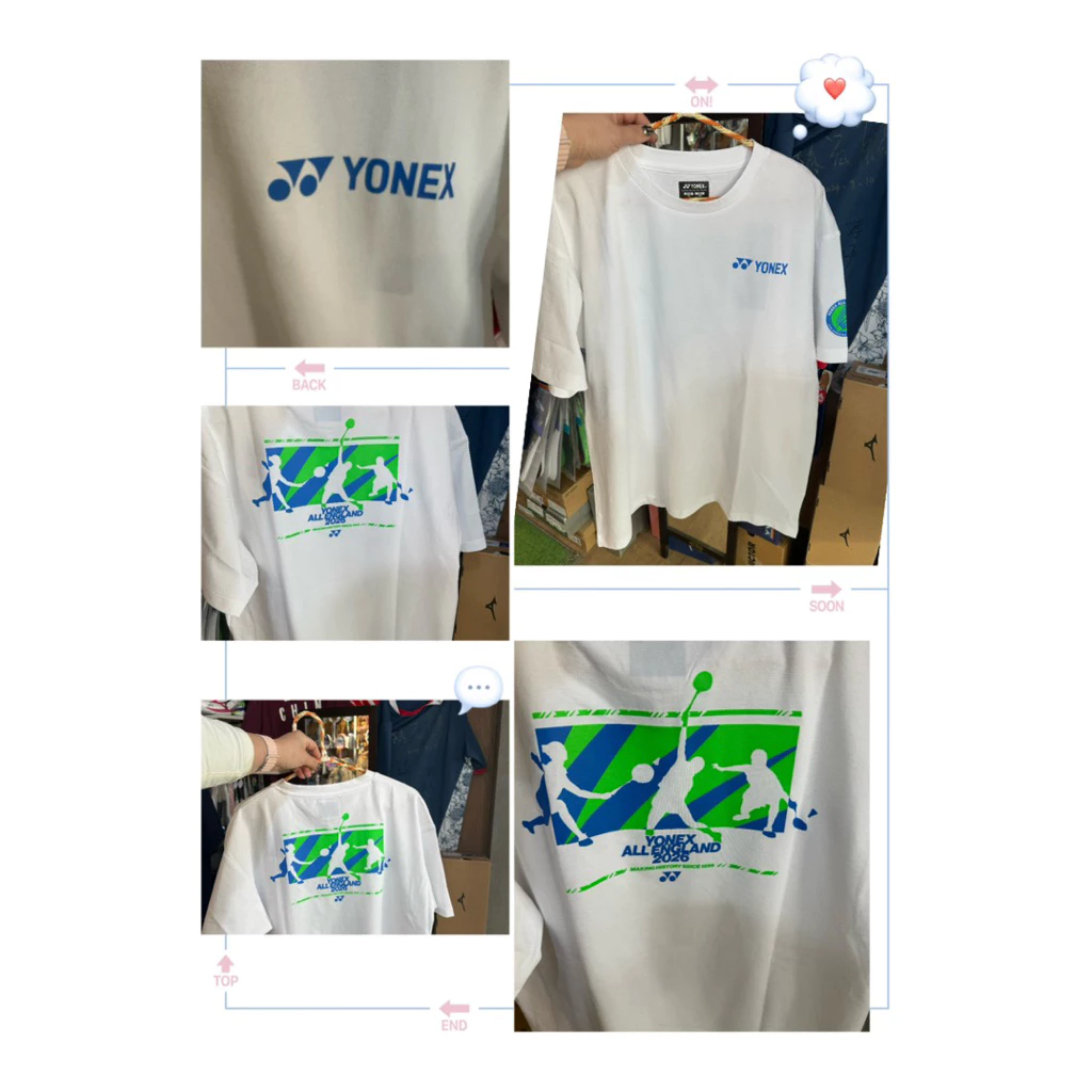 YONEX 2026限量??全英公開賽紀念T恤