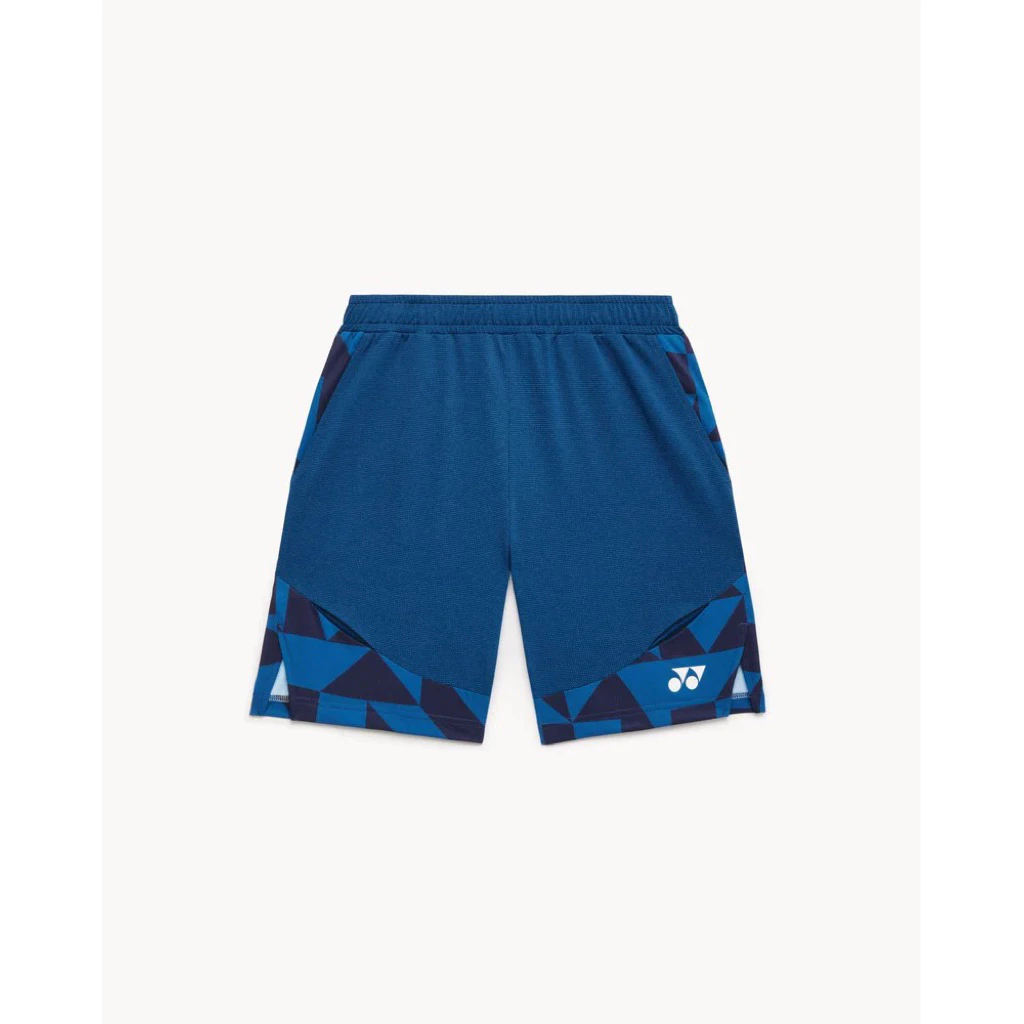 Yonex 15240YX 靛藍色男士/羽球針織短褲YONEX JP版 日製 日本隊 男款羽網比賽服 10712YX