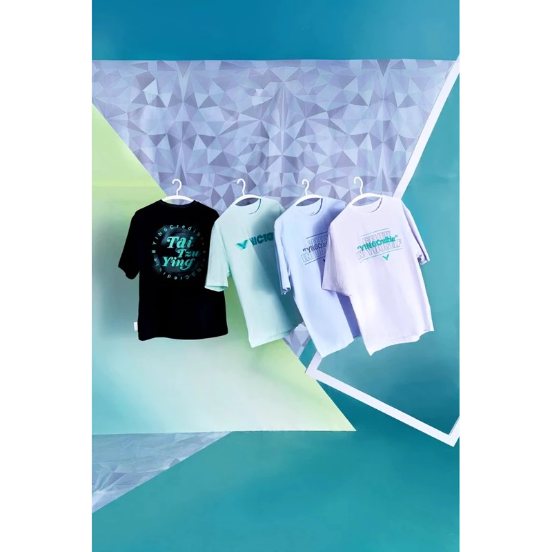 戴資穎致敬系列休閒款T恤 中性款(T-50005TTY C/黑色 R/清澈綠)