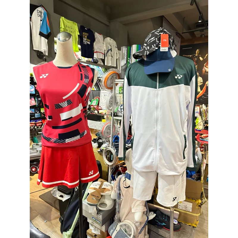 馬來西亞??公開賽陳康樂 好帥啊！YONEX JP背心上衣加學院風小紅裙超可愛