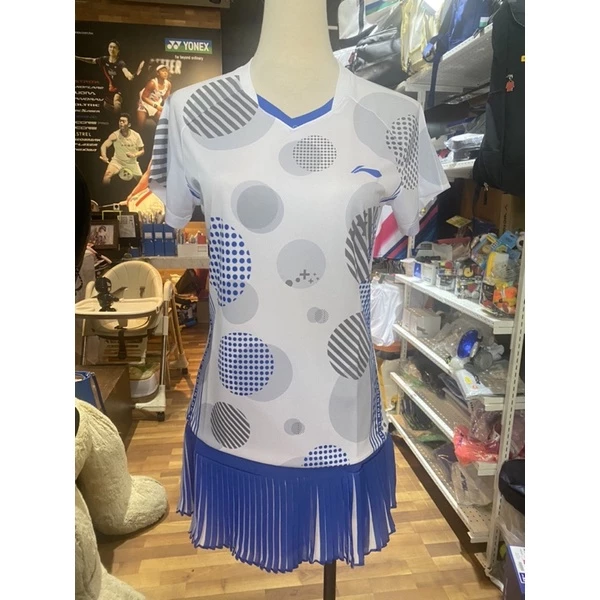 李寧夢幻好萌的藍色泡泡 李寧女版排汗衣（藍色泡泡）