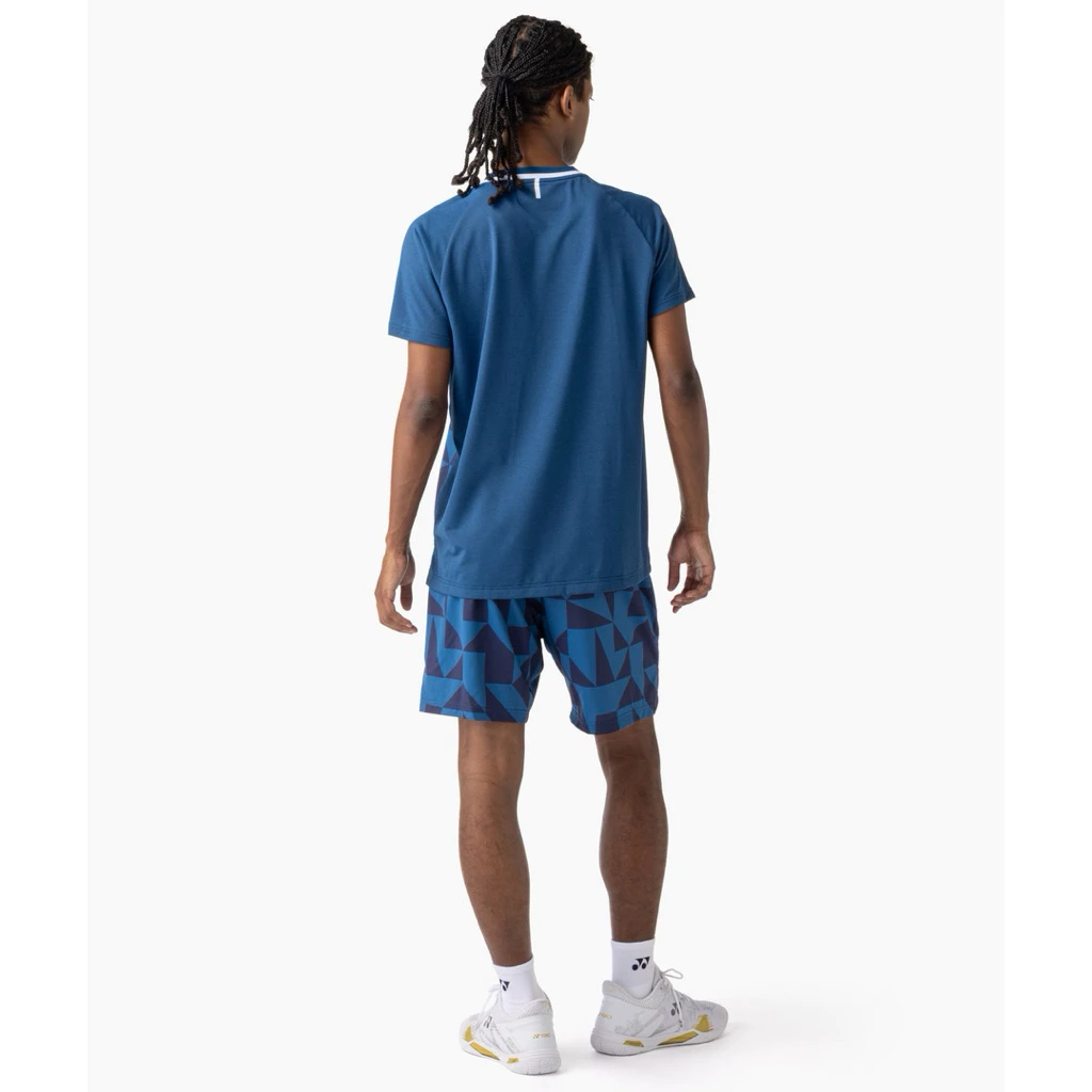 Yonex 15240YX 靛藍色男士/羽球針織短褲YONEX JP版 日製 日本隊 男款羽網比賽服 10712YX
