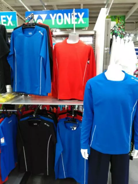 YONEX 31018 JP 長袖（中性版）藍色