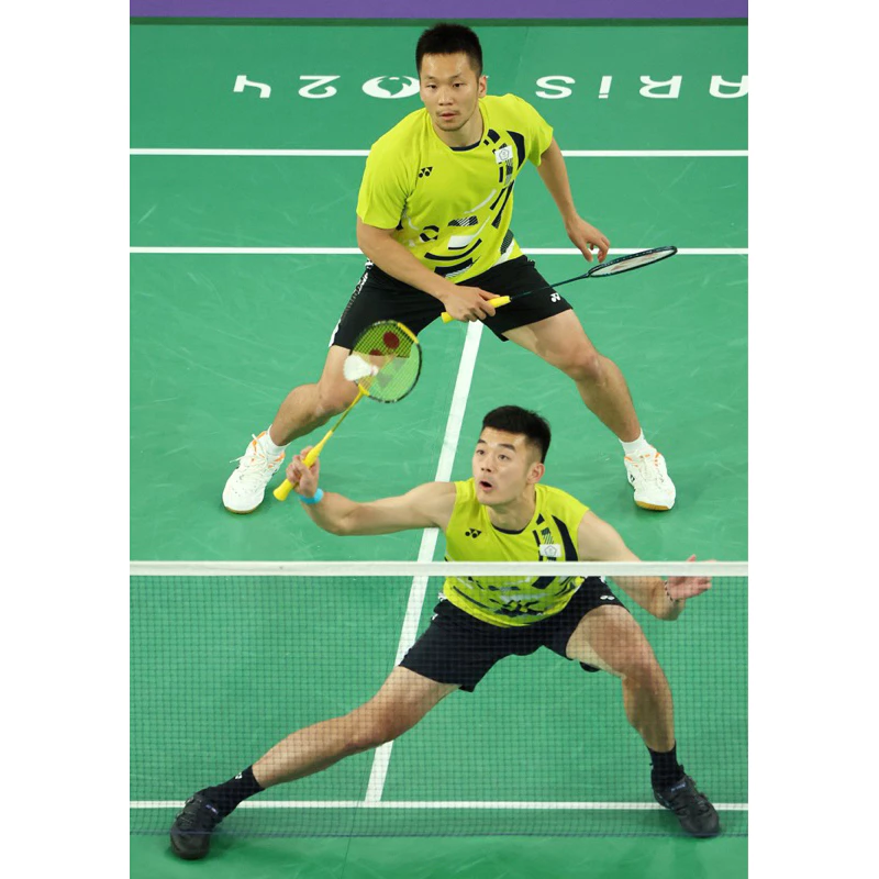 YONEX JP版 2025巴黎奧運金牌選手王齊麟、李洋男款比賽服 無袖款