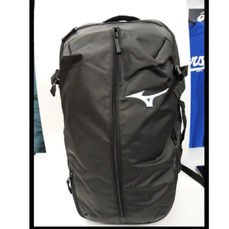 2024 MIZUNO 美津濃 羽球 羽拍袋 後背式裝備袋 直立式羽球背包 獨立鞋袋(73TDB50209)