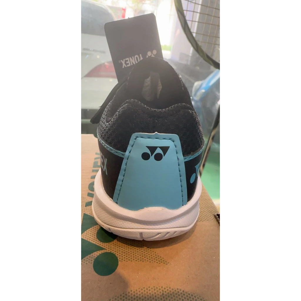YONEX POWERCUSHION兒童羽球鞋黑藍