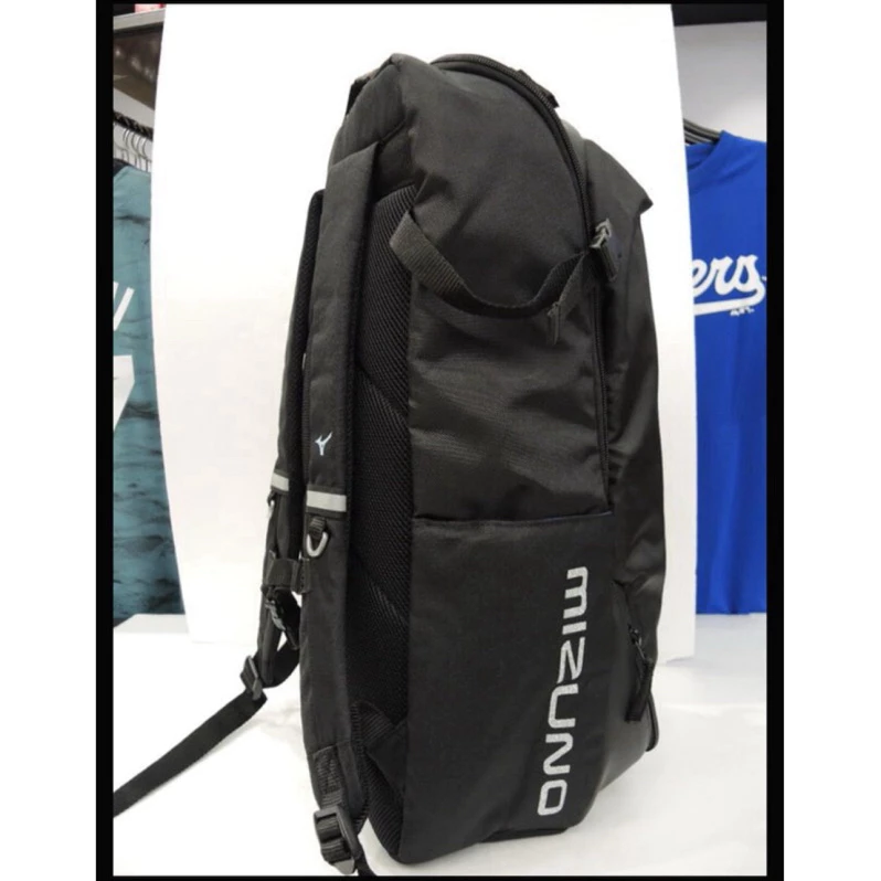 2024 MIZUNO 美津濃 羽球 羽拍袋 後背式裝備袋 直立式羽球背包 獨立鞋袋(73TDB50209)
