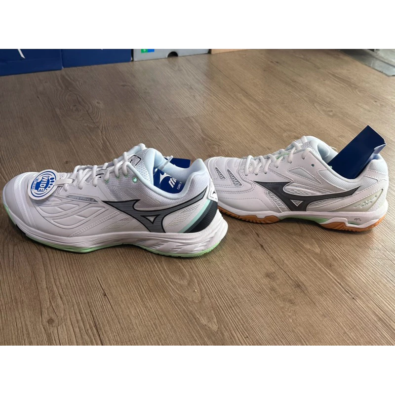 美津濃男女款羽毛球鞋 緩震透氣耐磨室內運動鞋WAVE FANG