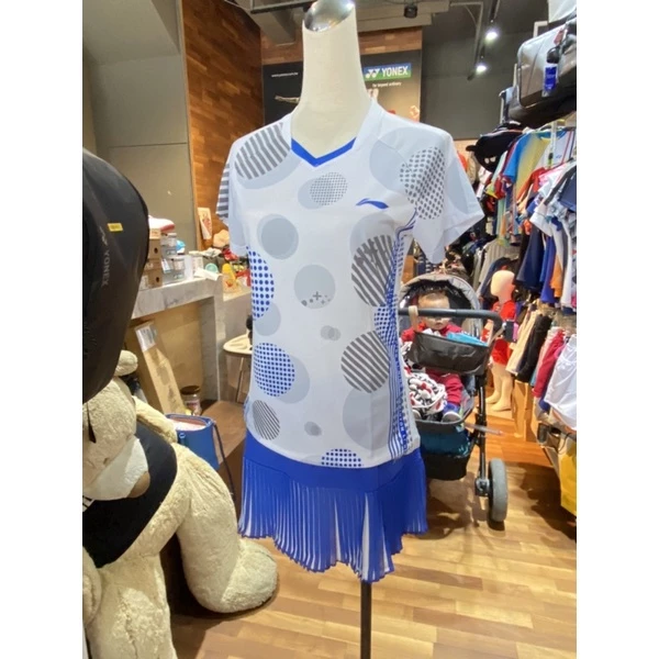 李寧夢幻好萌的藍色泡泡 李寧女版排汗衣（藍色泡泡）