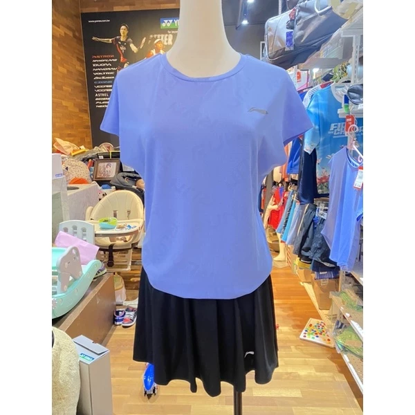 李寧 薰衣草紫排汗衫搭可愛圓裙（運動褲裙）上衣$790 裙子$980
