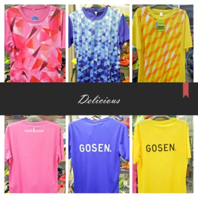 日本品牌GOSEN 排汗衣柔軟布熱昇華排汗衣運動排汗衣（五款全新上市）