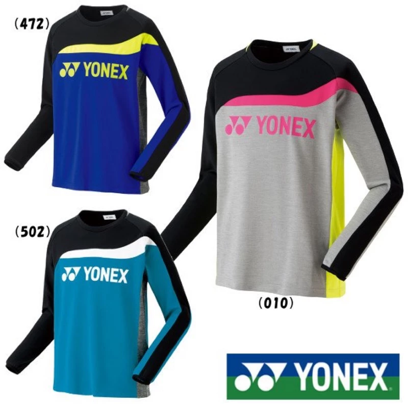 JP版新品上市ヨネックス YONEX テニス トレーナー ライトトレーナ長袖T恤