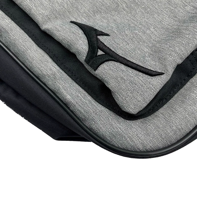 MIZUNO 美津濃 橫直兩用羽球袋矩形袋 73x19x28cm 灰x黑 73TD360108