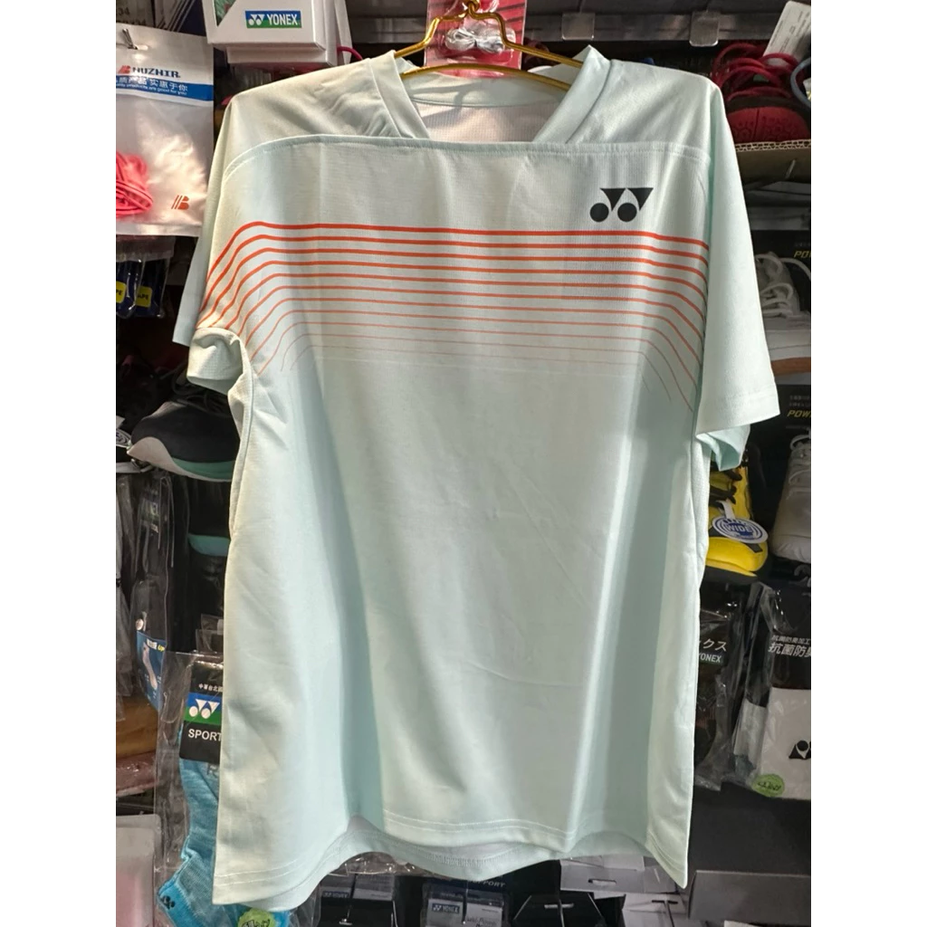 Yonex Crew shirt 排汗衣 橘線$1050/V領$1280元/短褲$1180元