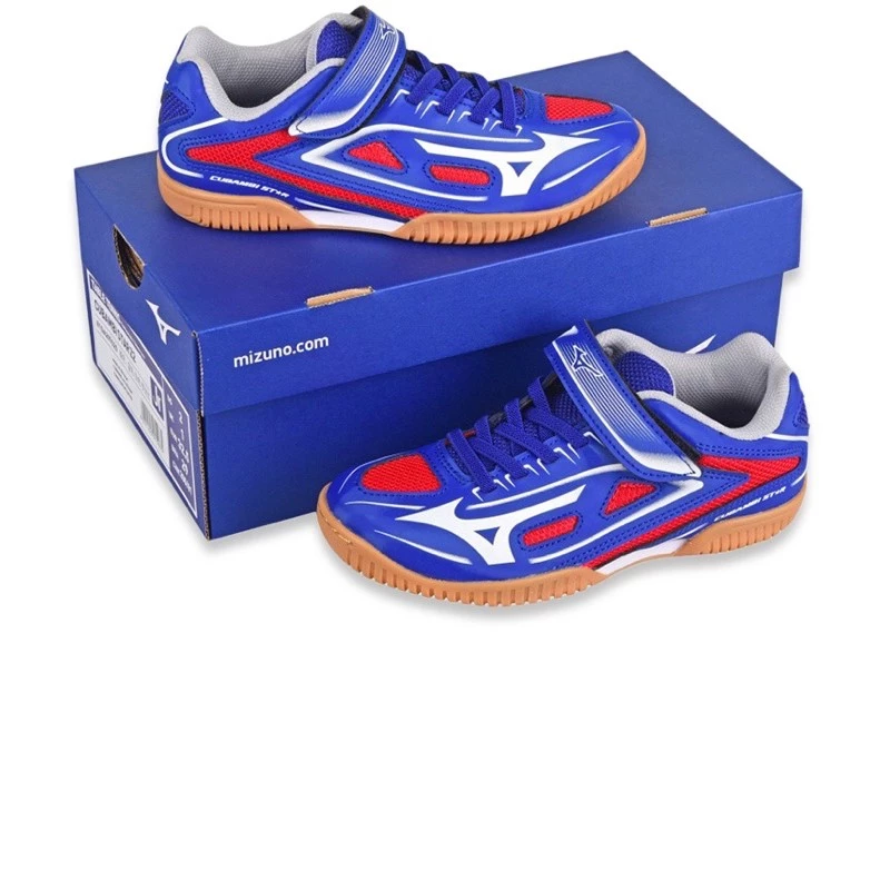 MIZUNO 美津濃 兒童羽球鞋、排球、桌鞋 CUBAMBI STAR 桌球鞋 魔鬼氈 室內運動鞋 防滑