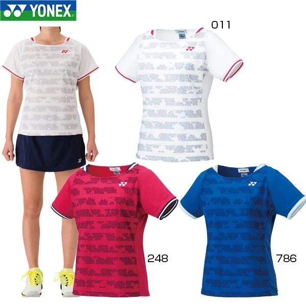 2017新產品”YONEX（Yonex）[女T恤（修身型）yonex 20383網球＆羽毛球服“2017SS
