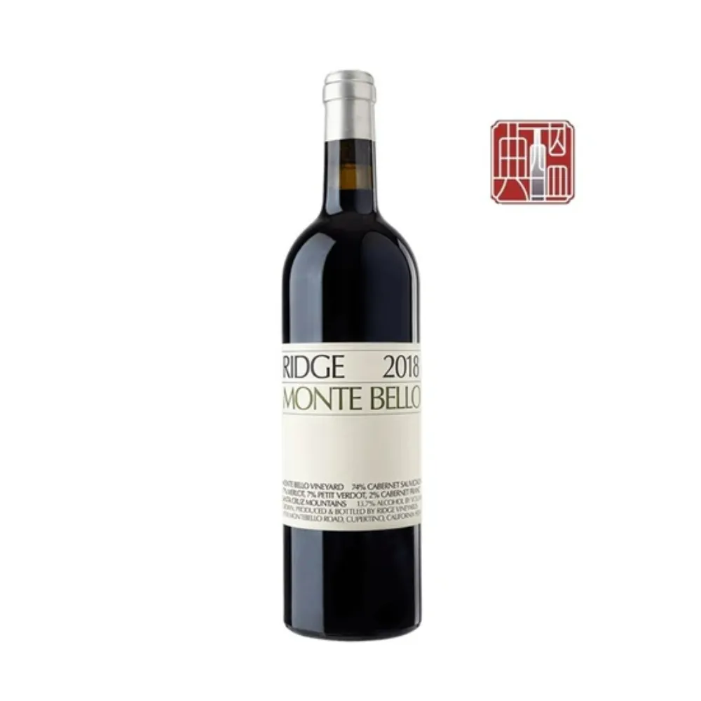 Ridge Vineyards Monte Bello 利吉莊園 蒙特貝羅莊園紅酒 2018