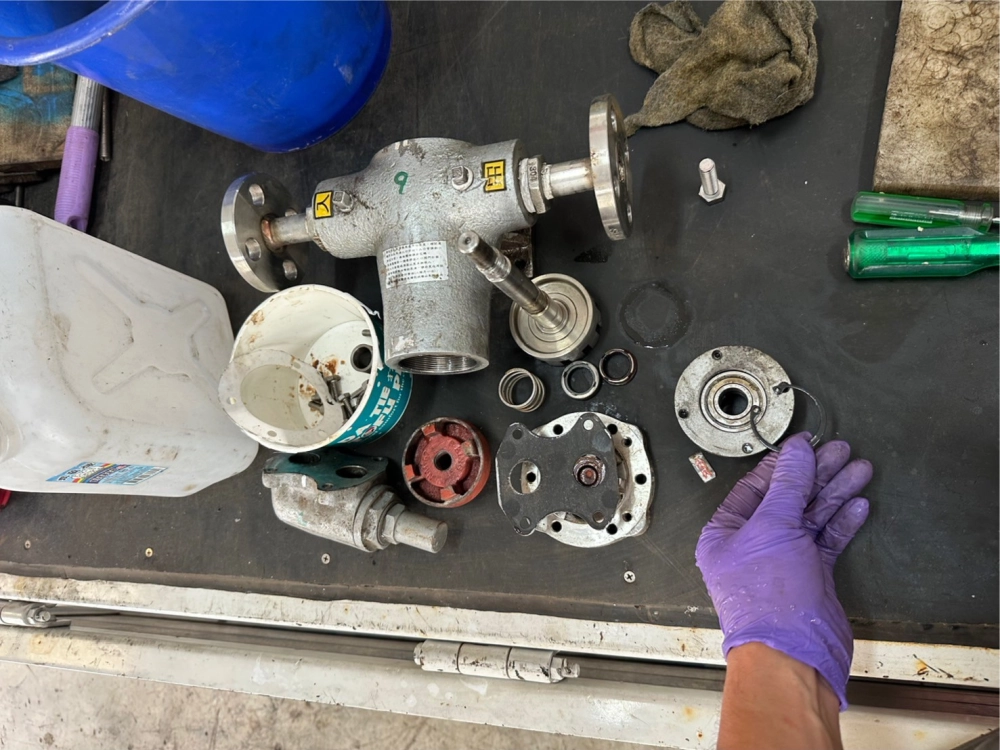 內轉齒輪式泵浦維修