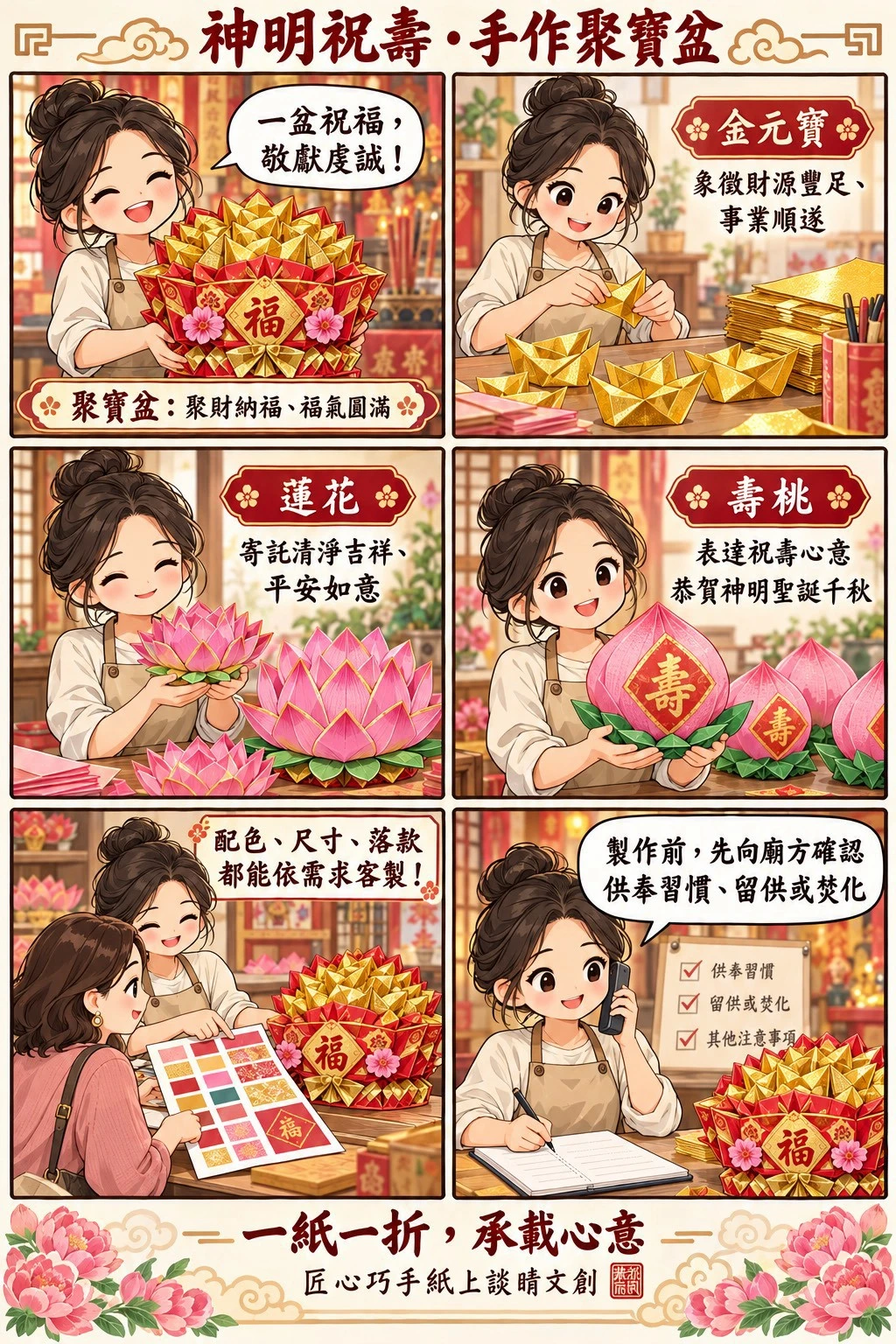 神明祝壽聚寶盆介紹