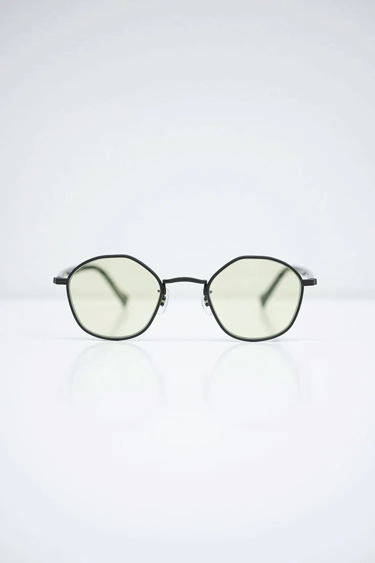 KEARNY GRAVEL-08 BLACK STONE x DARK BROWN/GREEN LENS