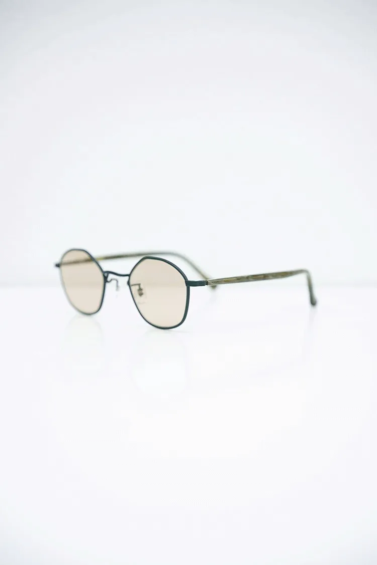KEARNY GRAVEL-08 MARBLE STONE x DARK GREEN/BROWN LENS