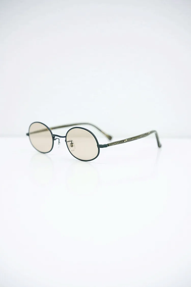 KEARNY GRAVEL-03 MARBLE STONE x DARK GREEN/BROWN LENS