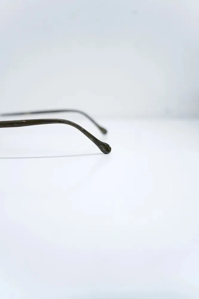 KEARNY GRAVEL-03 MARBLE STONE x DARK GREEN/BROWN LENS