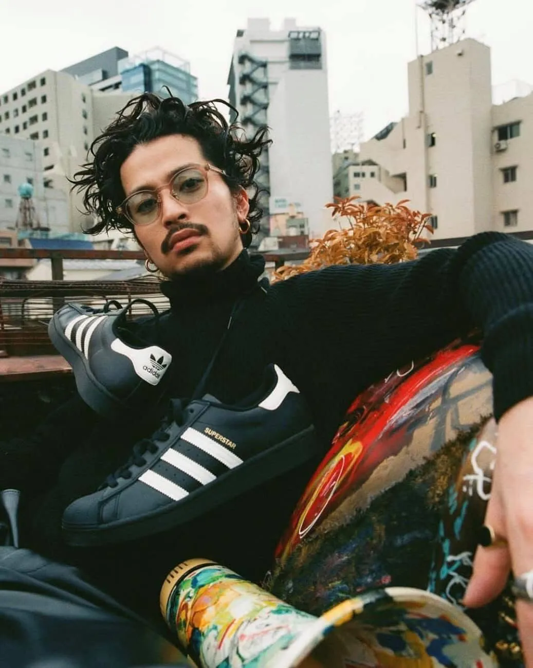 KEARNY DEARIE BLACK/BLUE.GREEN LENS 常田大希配戴款