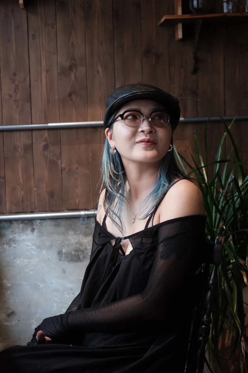 KEARNY SAINT BLACK x BLACK / DARK GREEN LENS