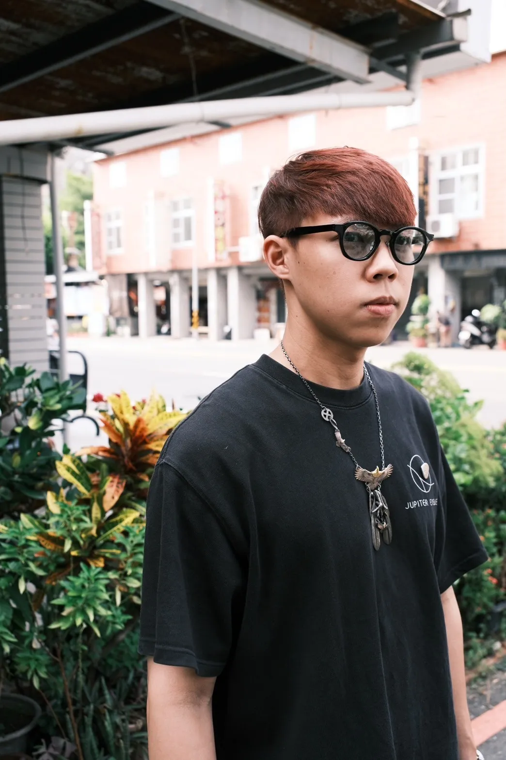 KEARNY DEARIE CLEAR BROWN/BLUE.GREEN LENS 常田大希配戴款