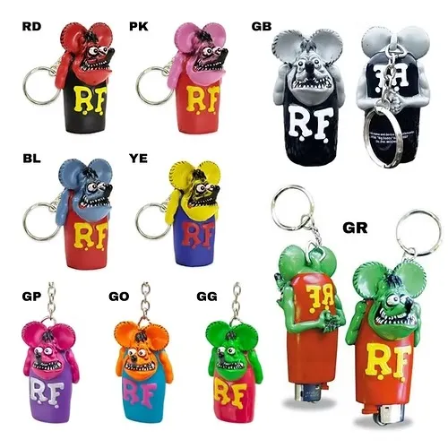 RAT FINK 老鼠芬克 打火機套 鑰匙圈 [RAF253GR]