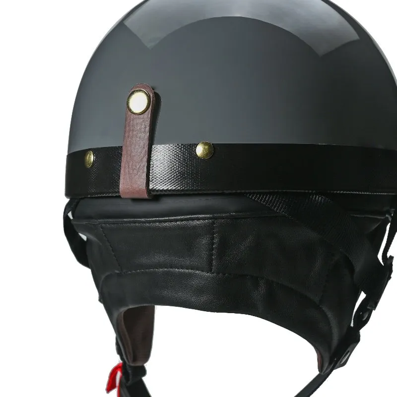 HALF MOON 半月(小羊皮)-亮光水泥灰