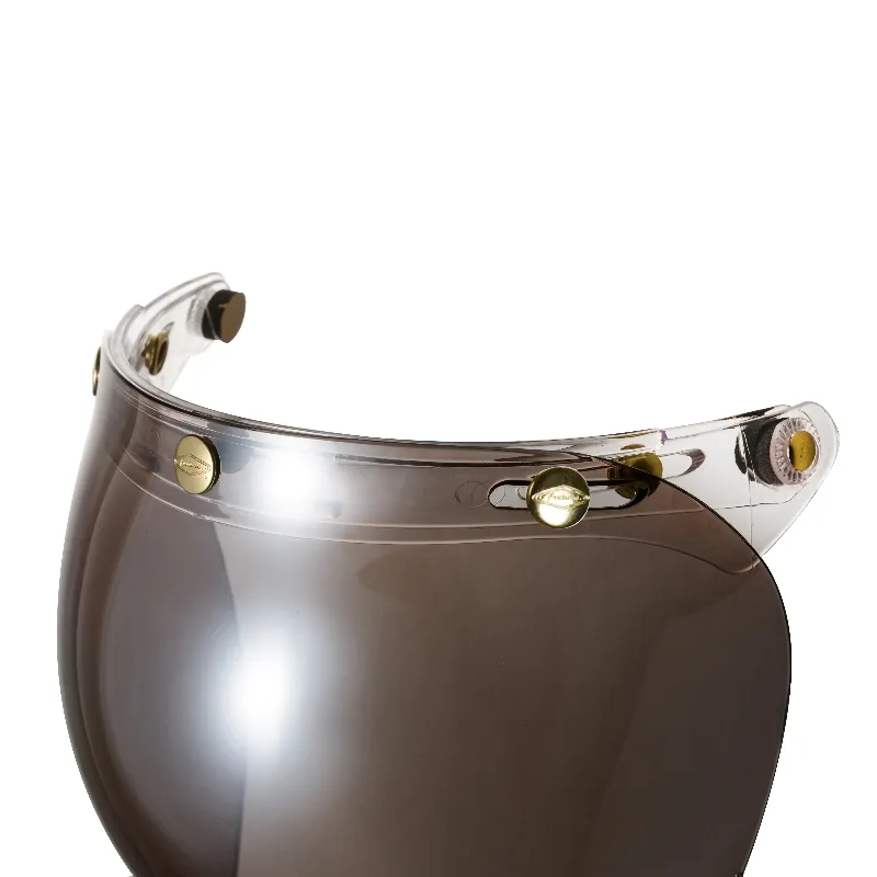 黃金銅釦PP風鏡-淺茶輕電鍍