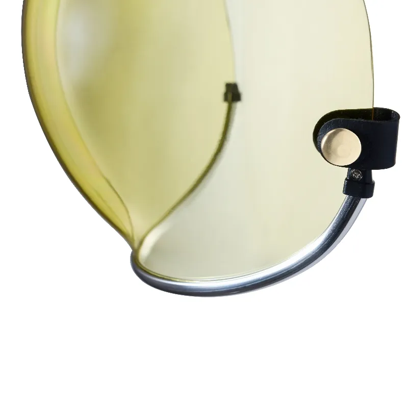 極光銀TOP PP釦式風鏡-黃色