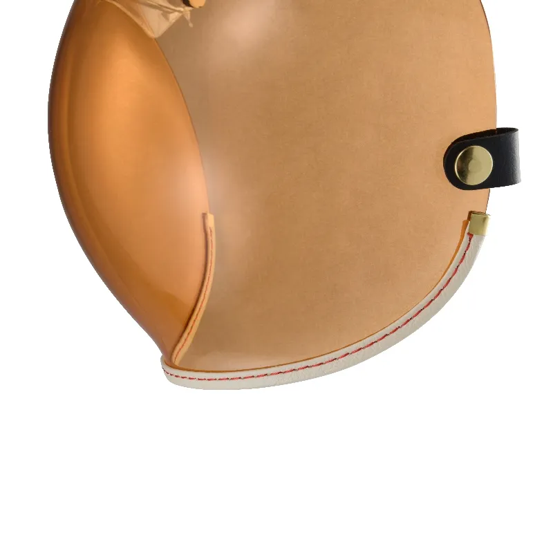 乳白皮革TOP PP釦式風鏡-琥珀