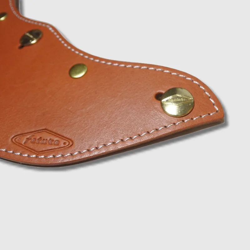 Supremus 至上手作短版皮革帽舌-棕色