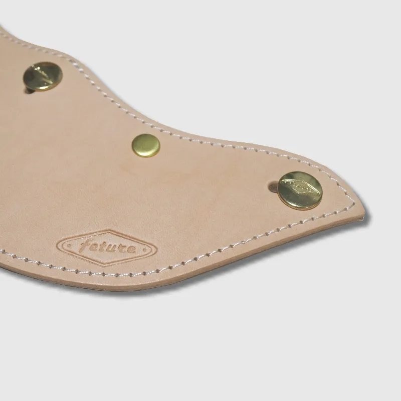 Supremus 至上手作短版皮革帽舌-原皮色