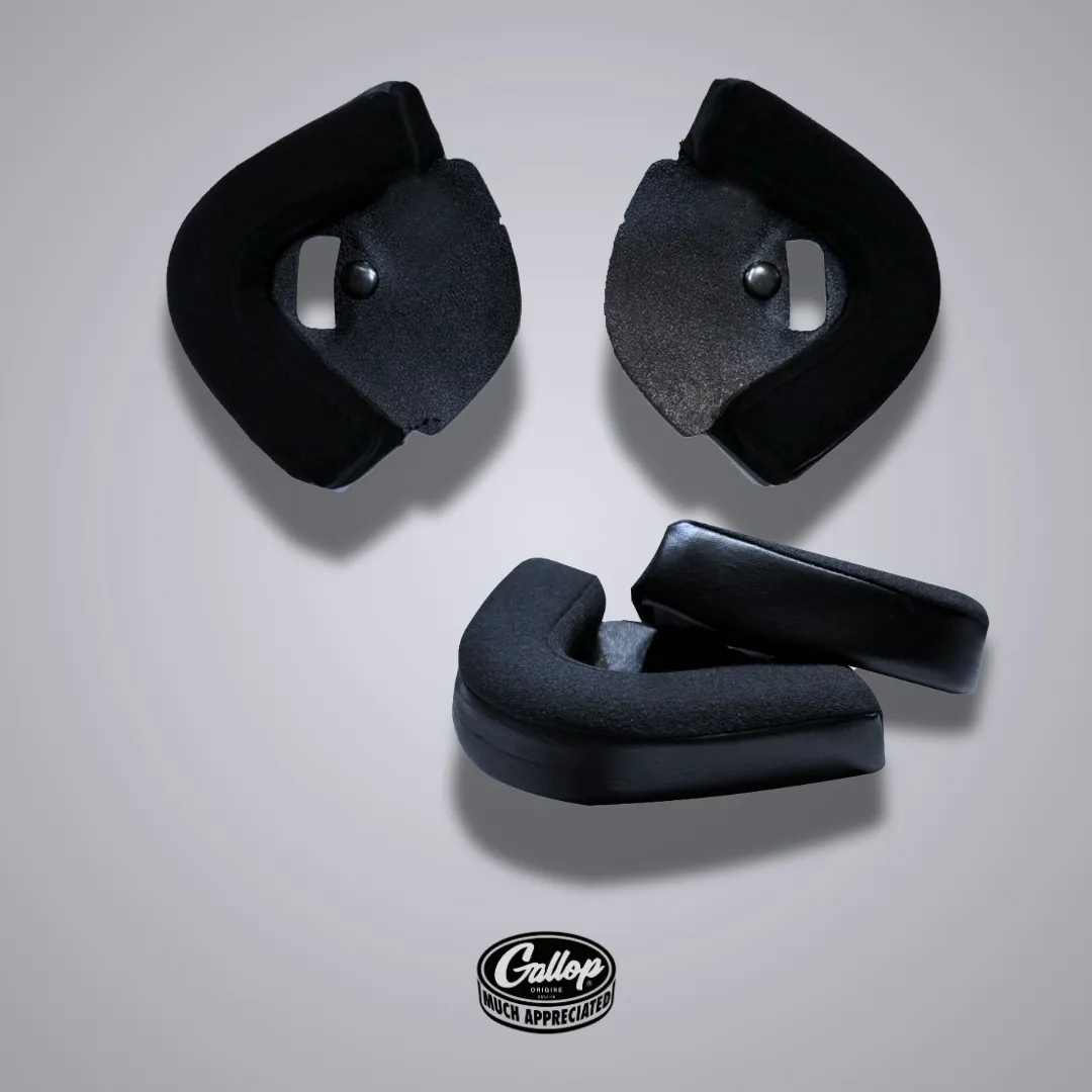 GALLOP 3/4 安全帽內襯 頂襯 耳襯 S-XL 皮革+絨布材質