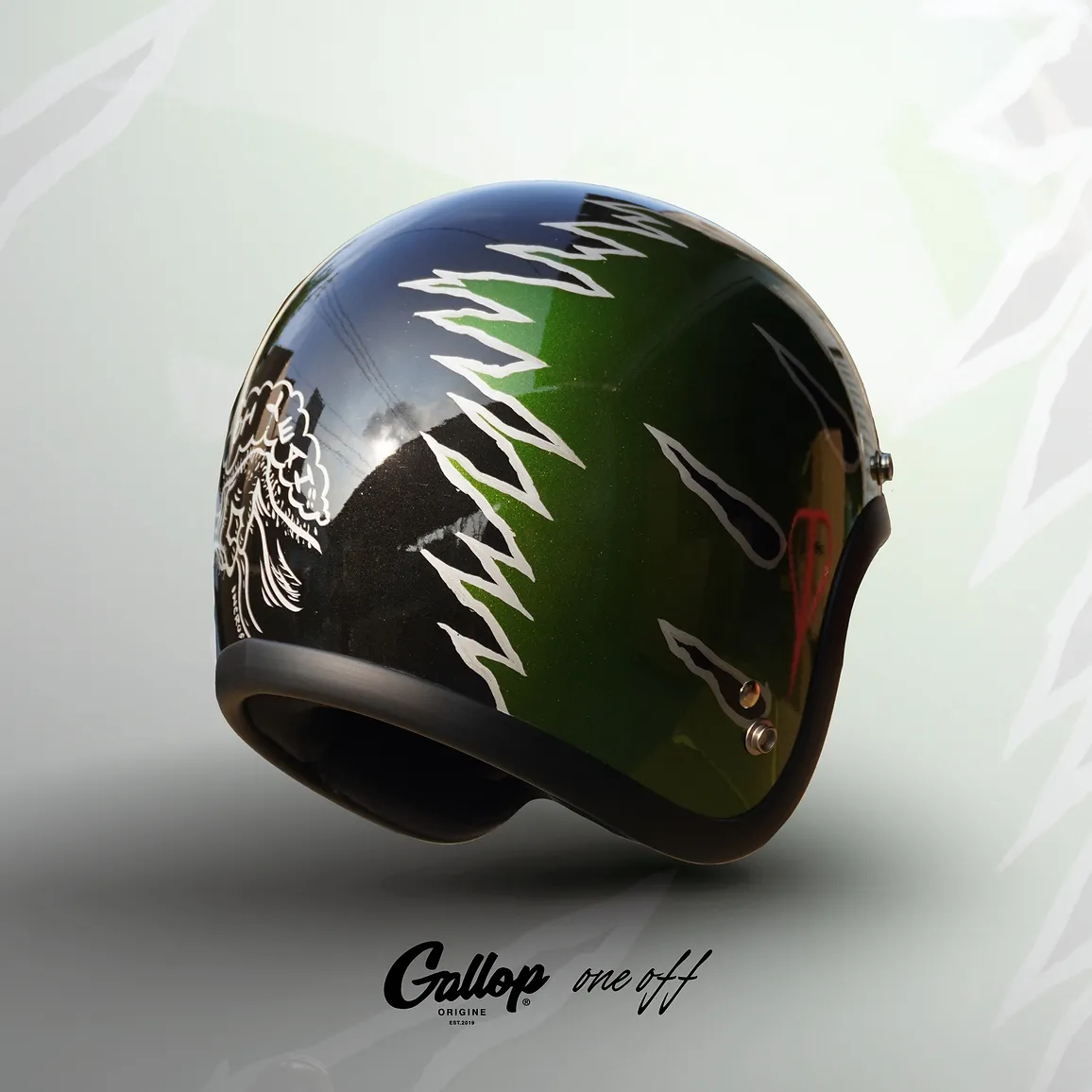 GALLOP ONE OFF系列 限量創作 3/4 半罩安全帽